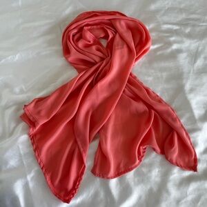 Coral head scarf